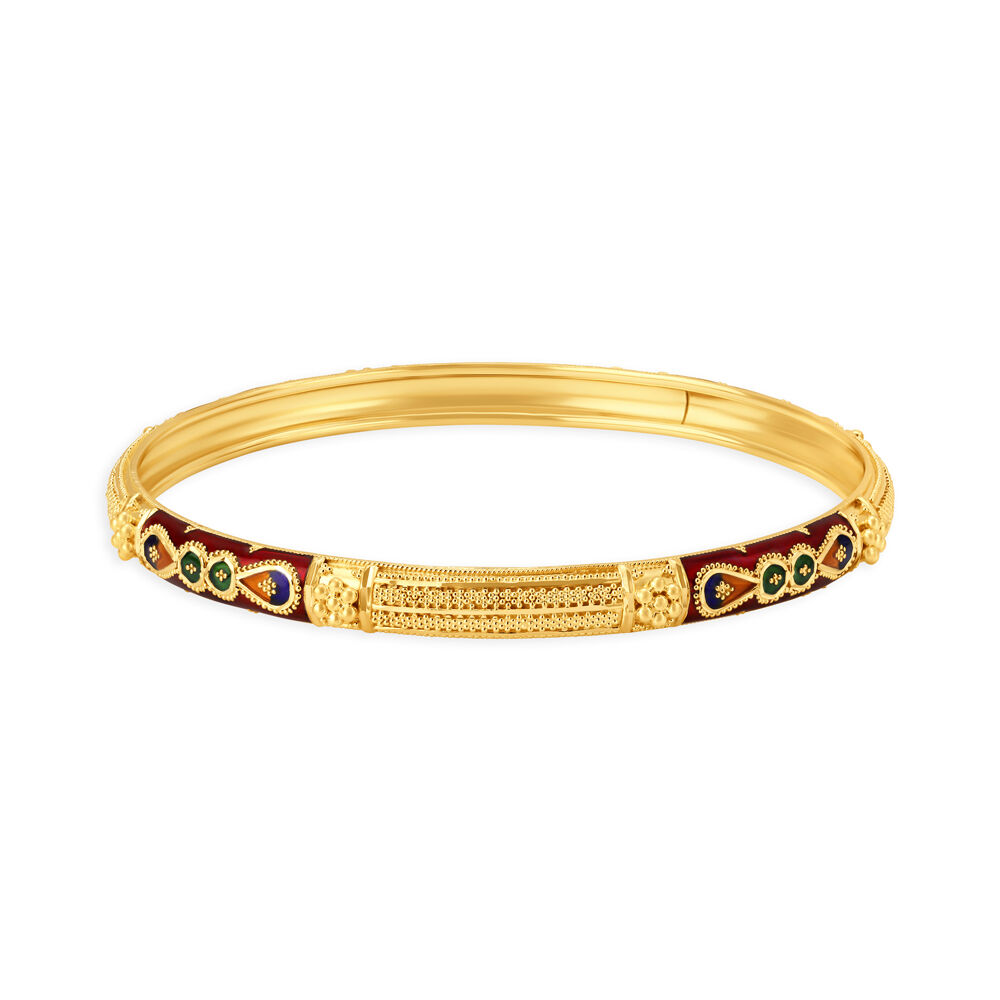 Tanishq meenakari bangles top