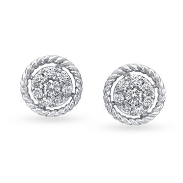 Radiant Stylish Diamond Stud Earrings
