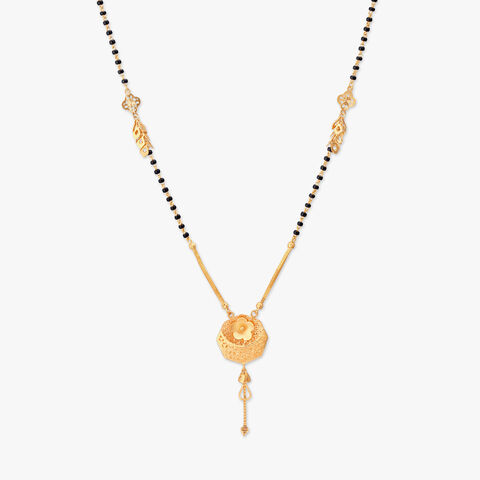 Octagon Bloom Gold Mangalsutra