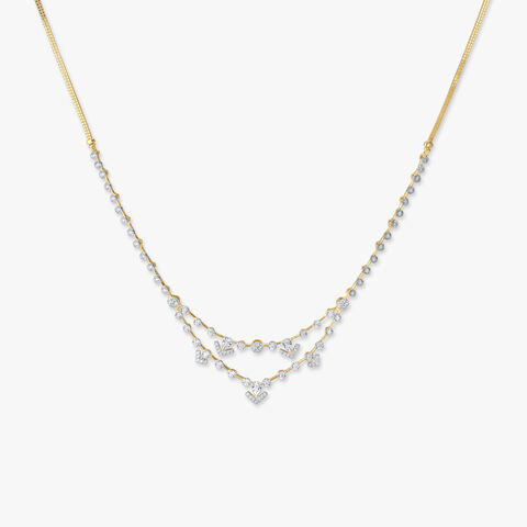 Luxe Layers Diamond Necklace Set