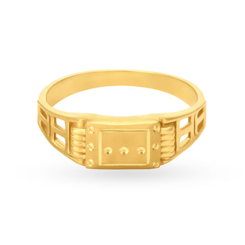 Sublime 22 Karat Yellow Gold Finger Ring