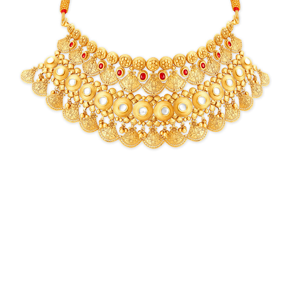 Antique gold jewellery hotsell tanishq