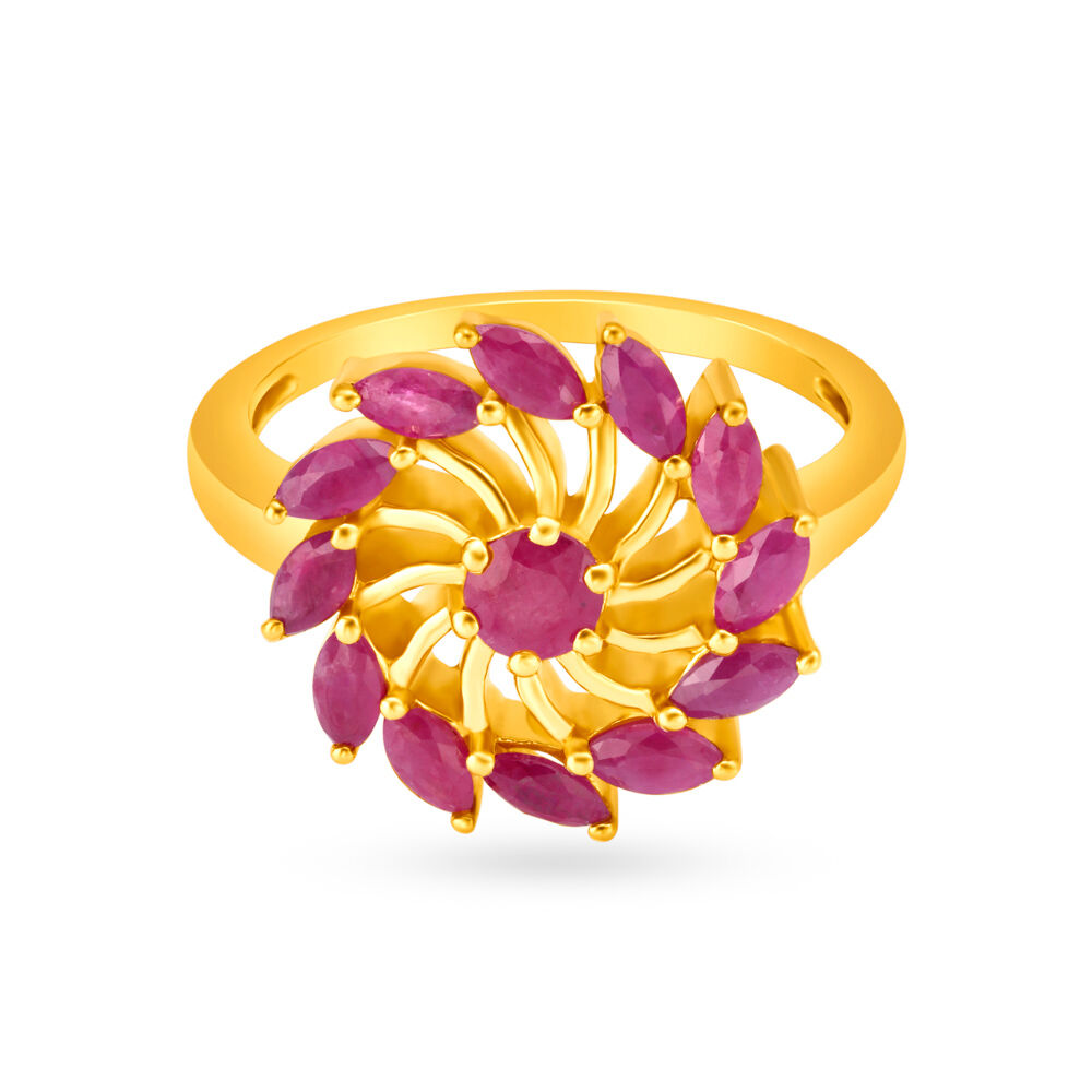 Ruby ring tanishq deals