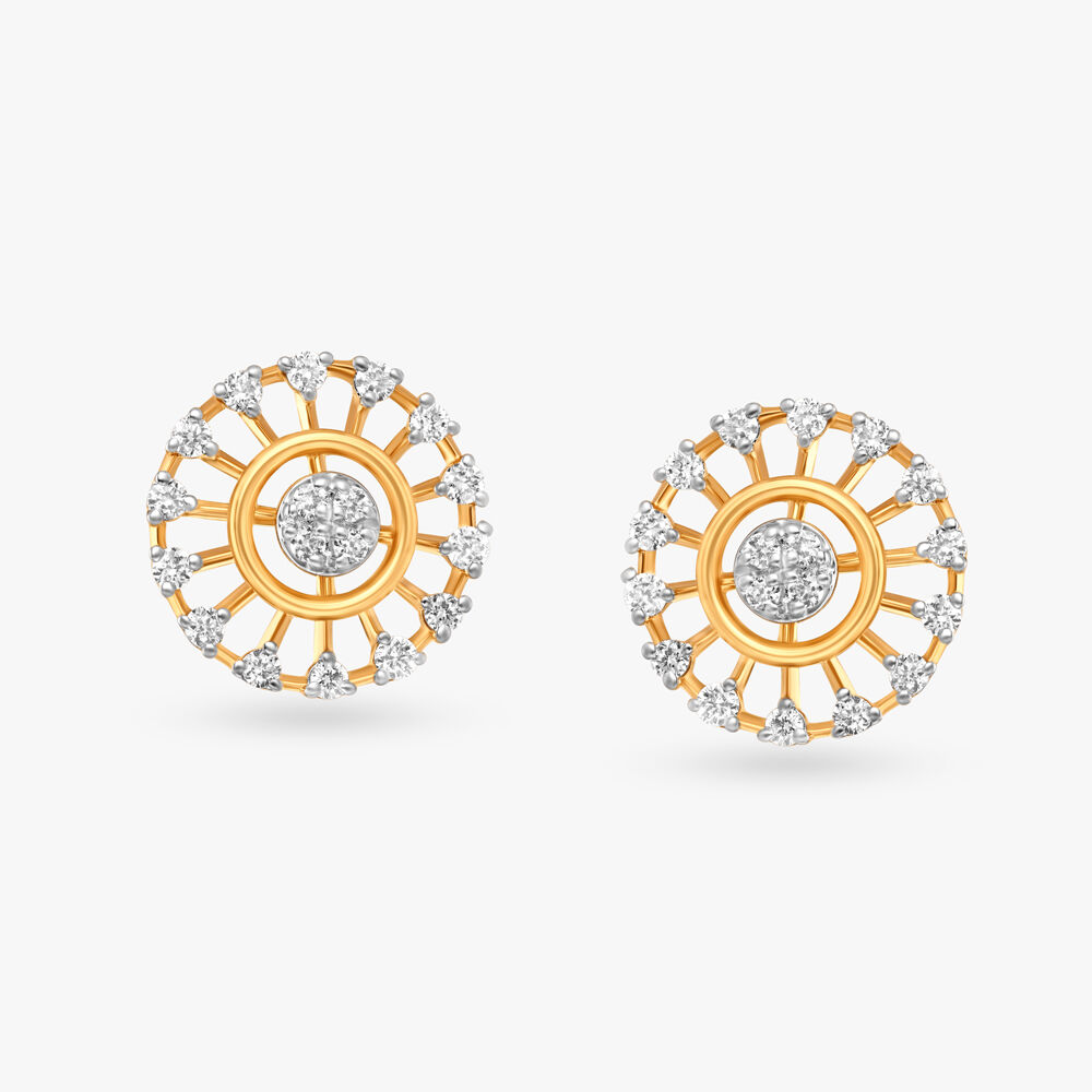 Circle of Radiance Stud Earrings