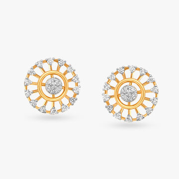 Circle of Radiance Stud Earrings