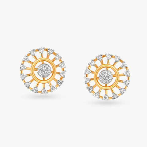 Circle of Radiance Stud Earrings