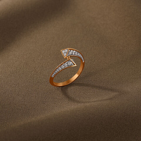 Sublime Crossover Diamond Ring