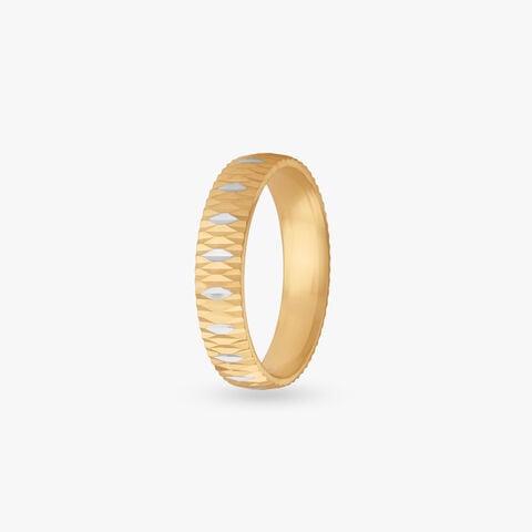 Prism Gleam Gold Ring for Men