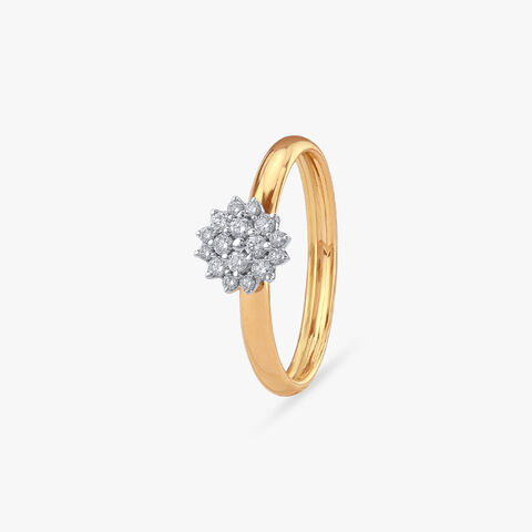 Starlit Bloom Diamond Ring