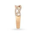 Dazzling Rose Gold and Diamond Ring for Party Wear,,hi-res image number null