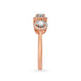 Beautiful 18 Karat White And Rose Gold And Diamond Statement Ring,,hi-res image number null