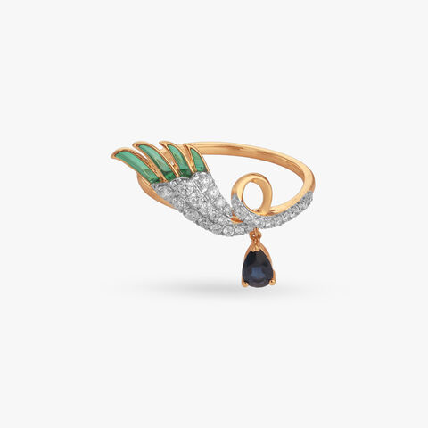 Aerial Poise Diamond Ring