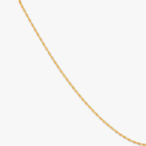 Rope Twist Gold Chain