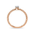 14 KT Rose Gold Charming Diamond Ring,,hi-res image number null