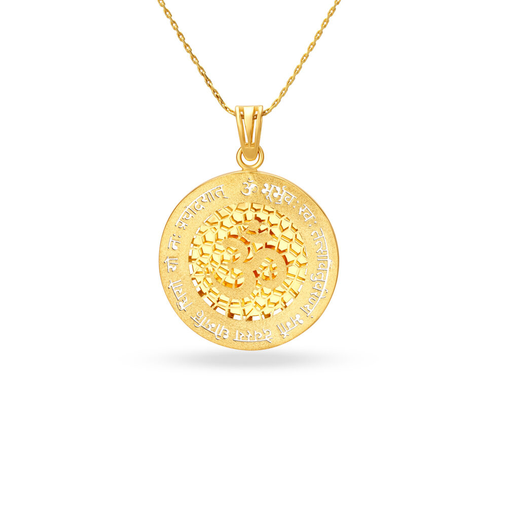 Tanishq om pendant top