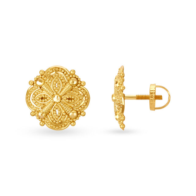 Lovely Intricate Stud Earrings,,hi-res image number null