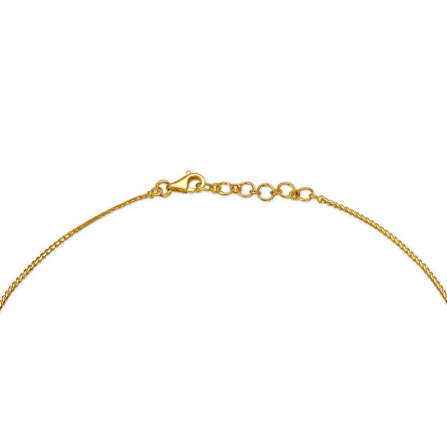Floral Vine Gold and Diamond Necklace,,hi-res image number null