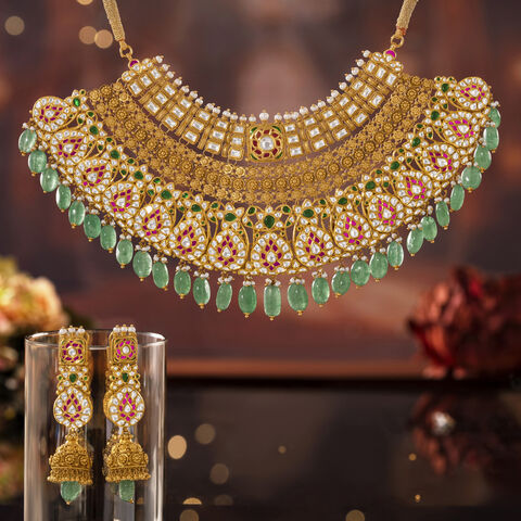 Royal Canopy Gold Necklace set