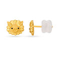 Sheep Face Gold Stud Earrings For Kids,,hi-res image number null