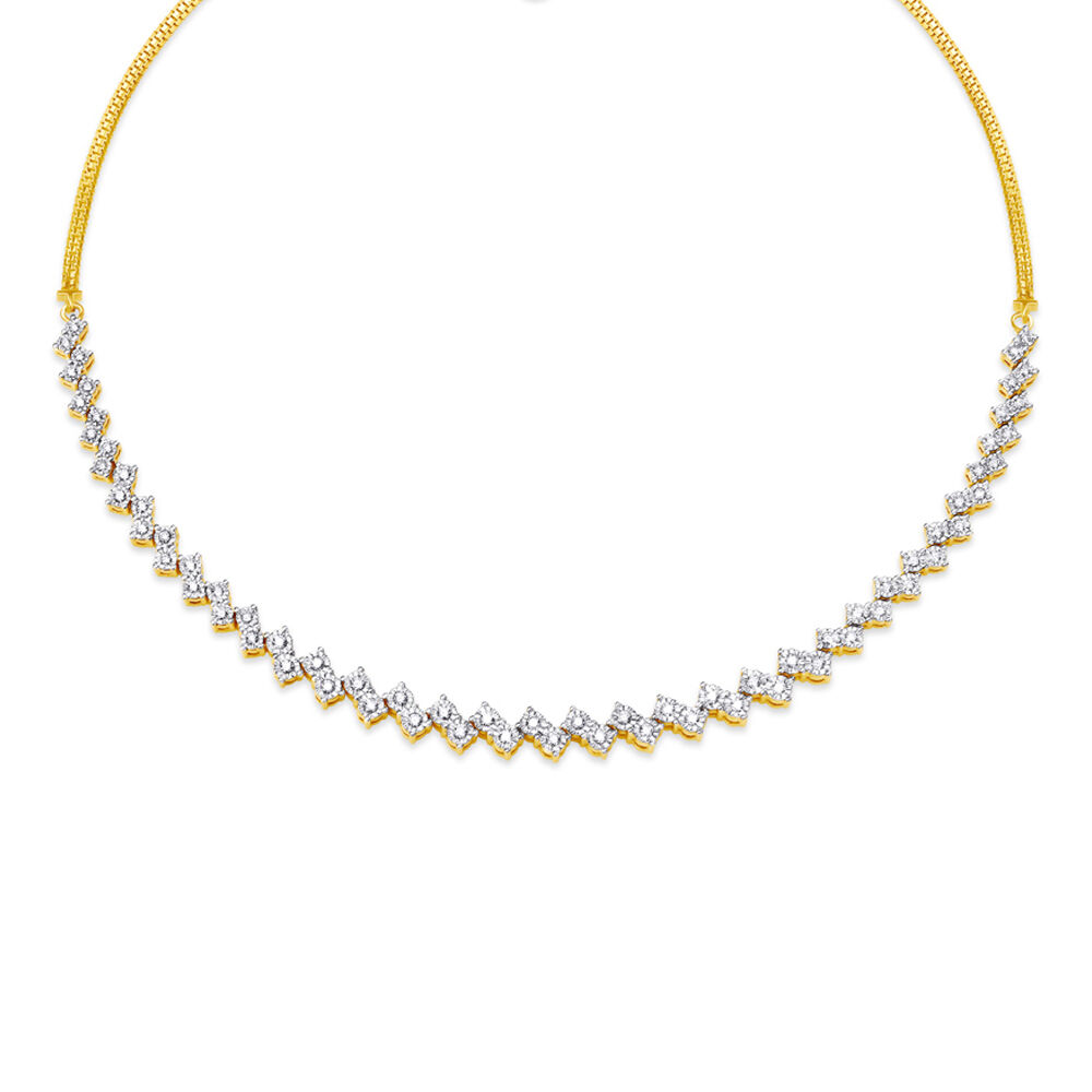 Tanishq diamond necklace discount