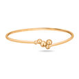 Mamma Mia 14 KT Yellow Gold Adorable Dainty Bangle,,hi-res image number null