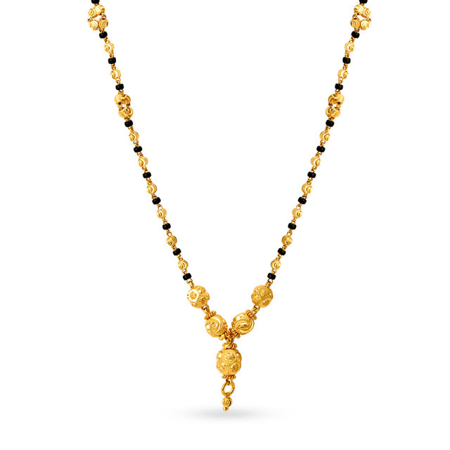 Textured Mangalsutra,,hi-res image number null