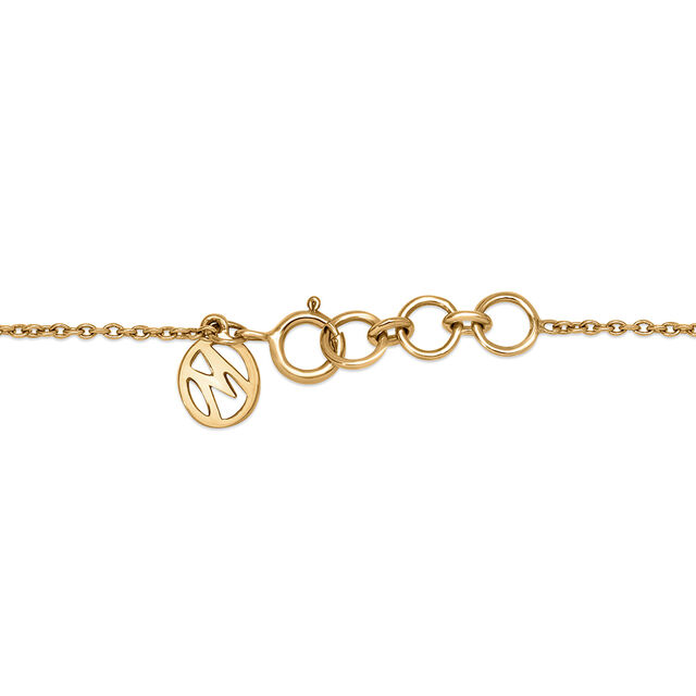 14 KT Yellow Gold Dew Drop Diamond Bracelet,,hi-res image number null