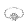 18 KT White Gold Fluid Alluring Diamond Ring,,hi-res image number null