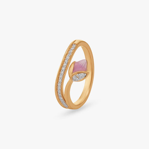 Whispering Bloom Diamond Ring