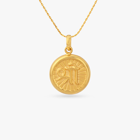 Shree Radiance Gold Pendant
