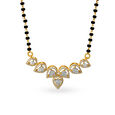 Timeless Leaves Diamond Mangalsutra,,hi-res image number null