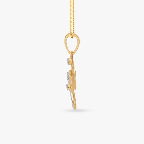 Jai Ganesh Diamond Pendant