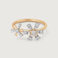 Twinkling Romance 14KT Diamond Finger Ring,,hi-res image number null