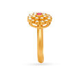 Magnificent Floral Gold Finger Ring,,hi-res image number null