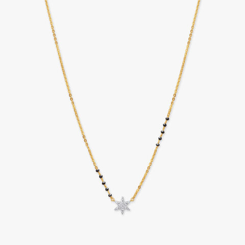 Sparkling Star Diamond Mangalsutra
