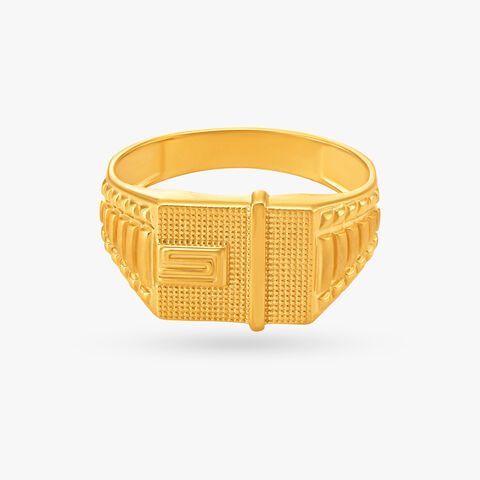 Textured Ring for Men