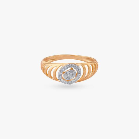 Split Shank Diamond Ring