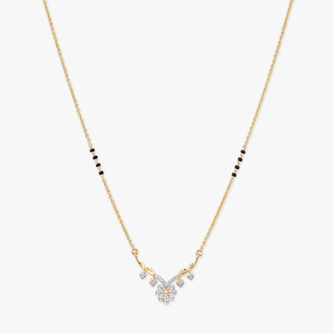 Petal Vibe Diamond Mangalsutra