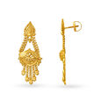Alluring Carved Gold Necklace Set,,hi-res image number null