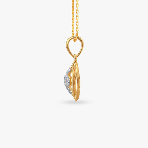Eclipse Radiance Diamond Pendant