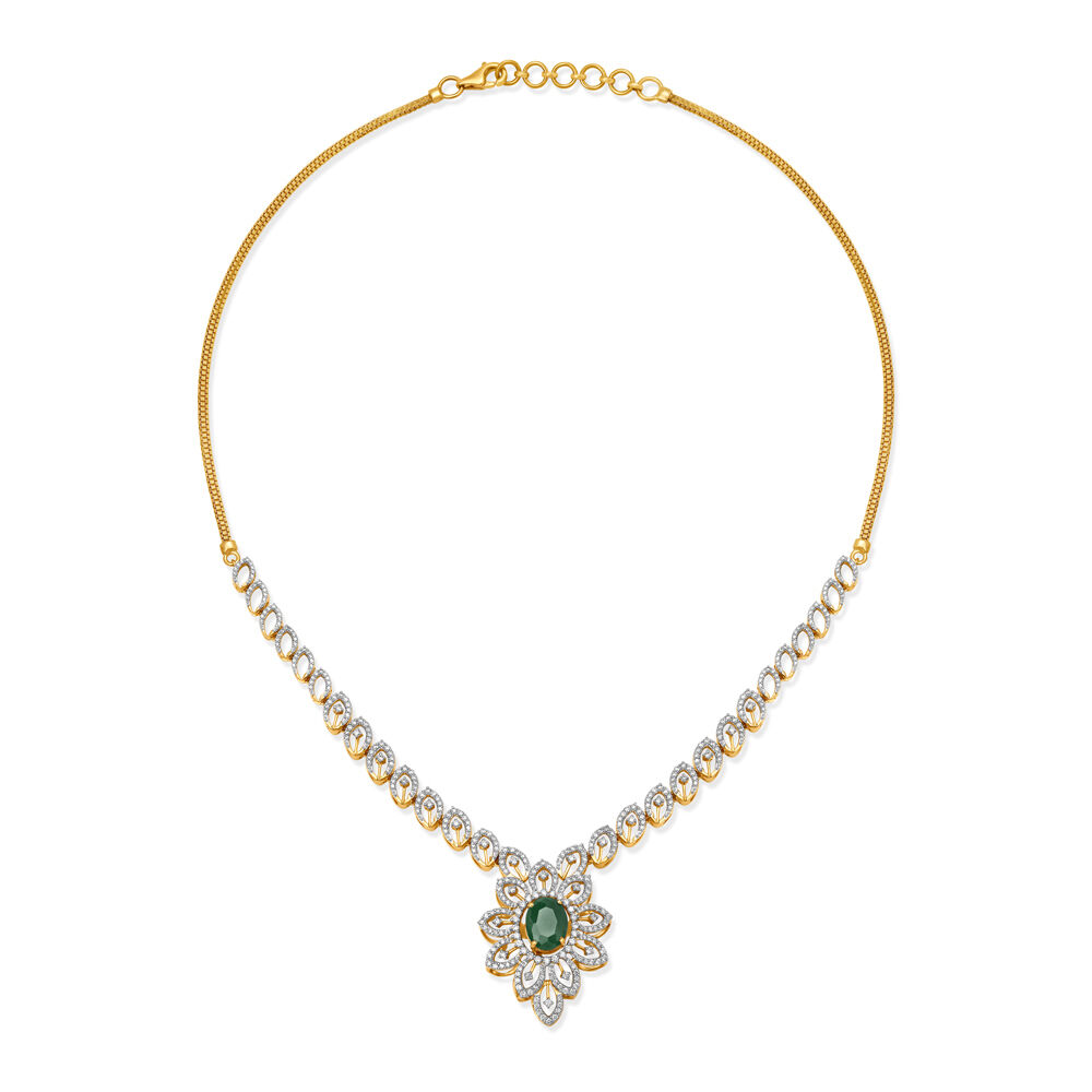 Tanishq diamond necklace discount collection with price