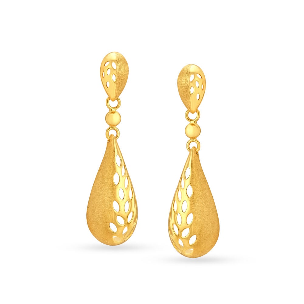 Stylish Gold Plated Heart Studs Earrings Buy OnlineKollam Supreme