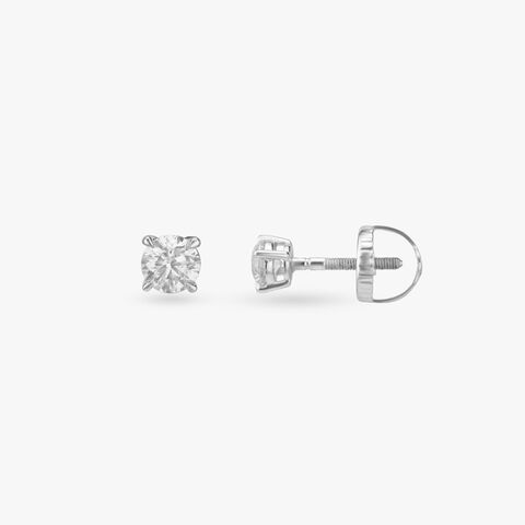 Radiance Refined Celeste Solitaire Stud Earrings