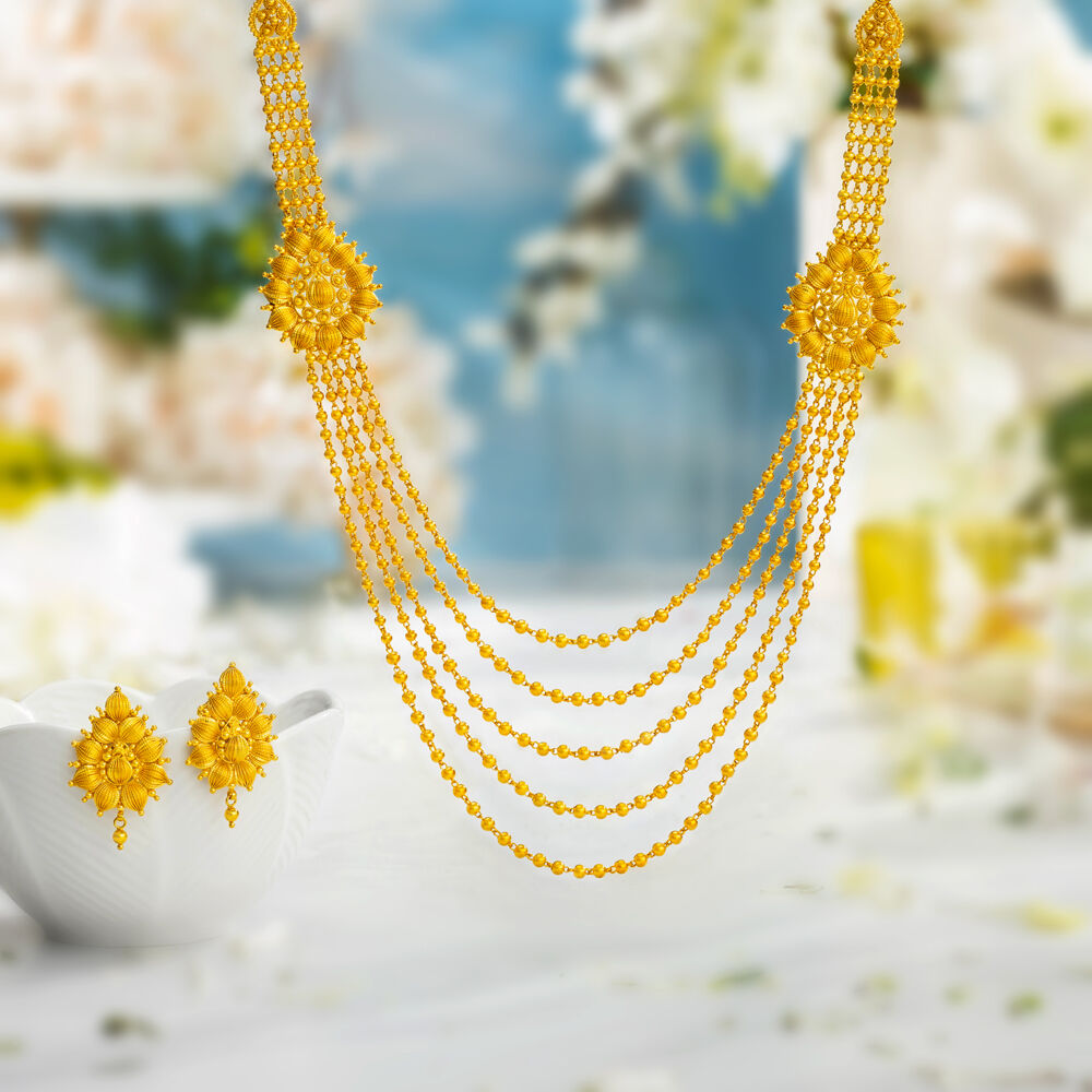 Tanishq beads necklace online