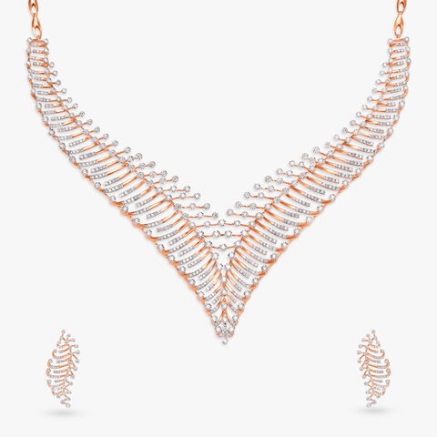 Cascade Diamond Necklace Set