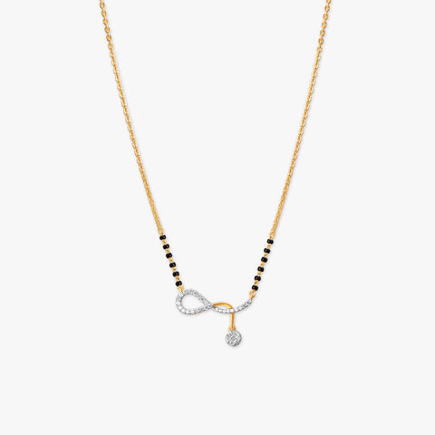 Infinity Charm Diamond Mangalsutra