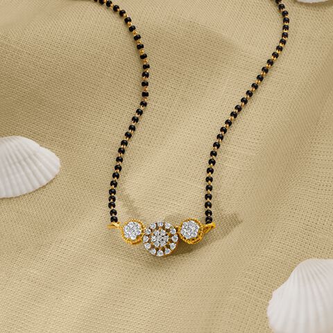 Trio Spark Diamond Mangalsutra