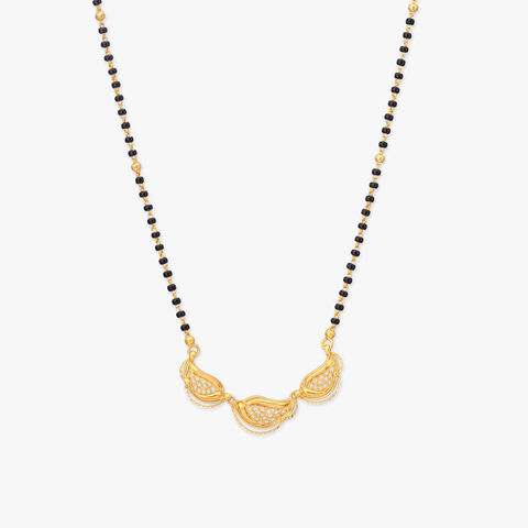 Sacred Swirls Gold Mangalsutra
