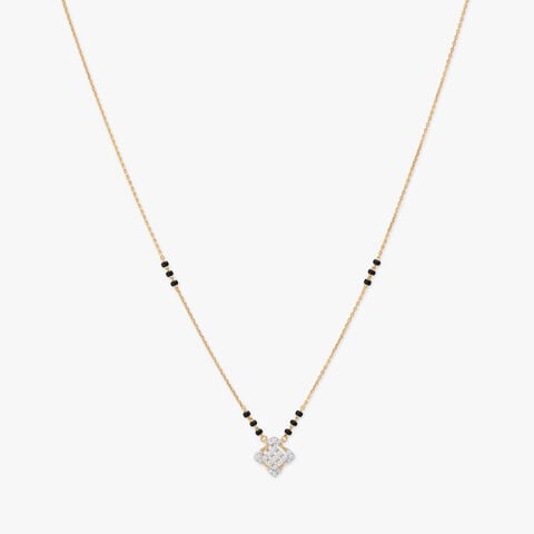 Woven Gleam Diamond Mangalsutra