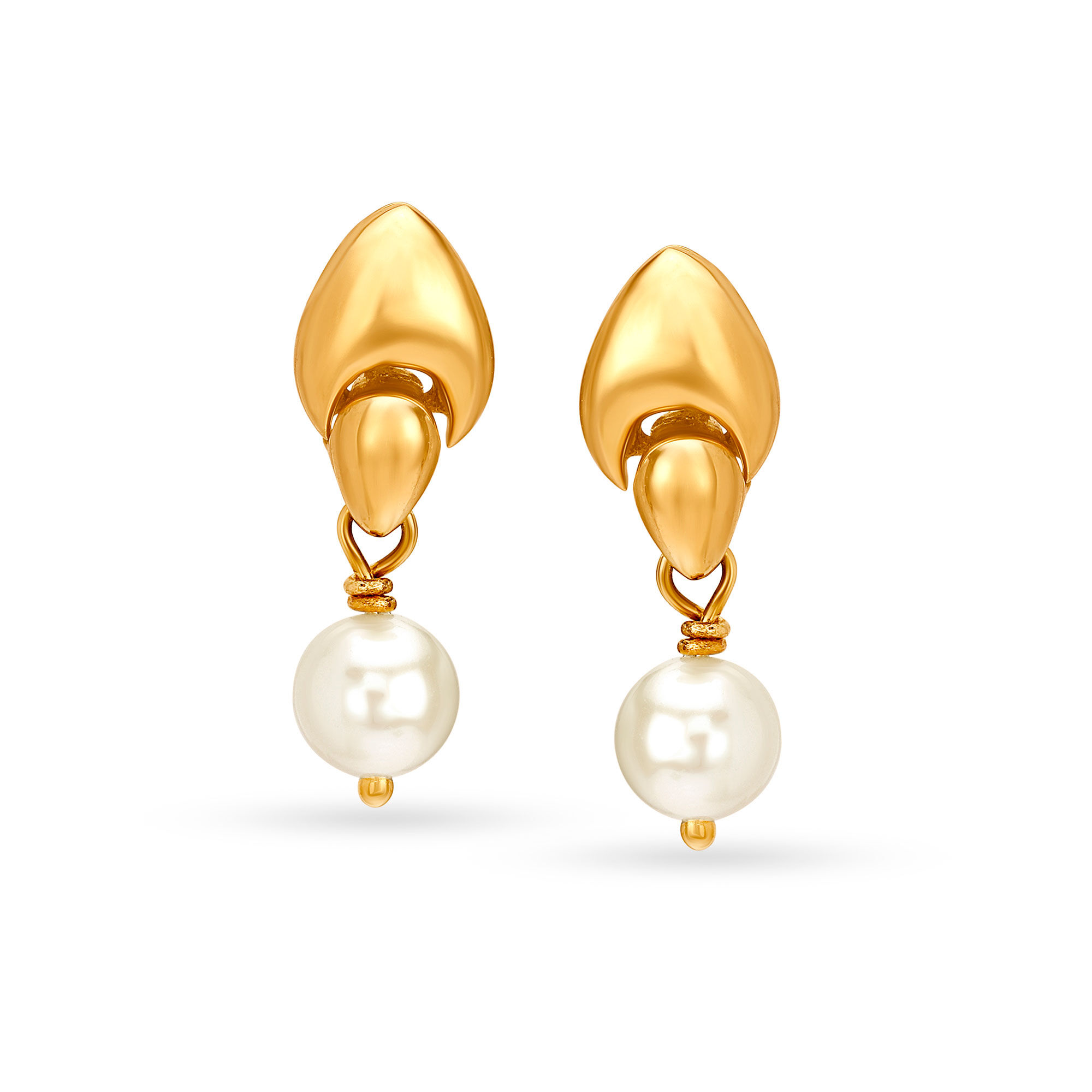 Discover 195+ pearl stud earrings tanishq best